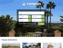 Tablet Screenshot of campaya.com