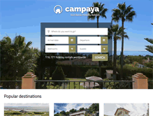 Tablet Screenshot of campaya.co.uk